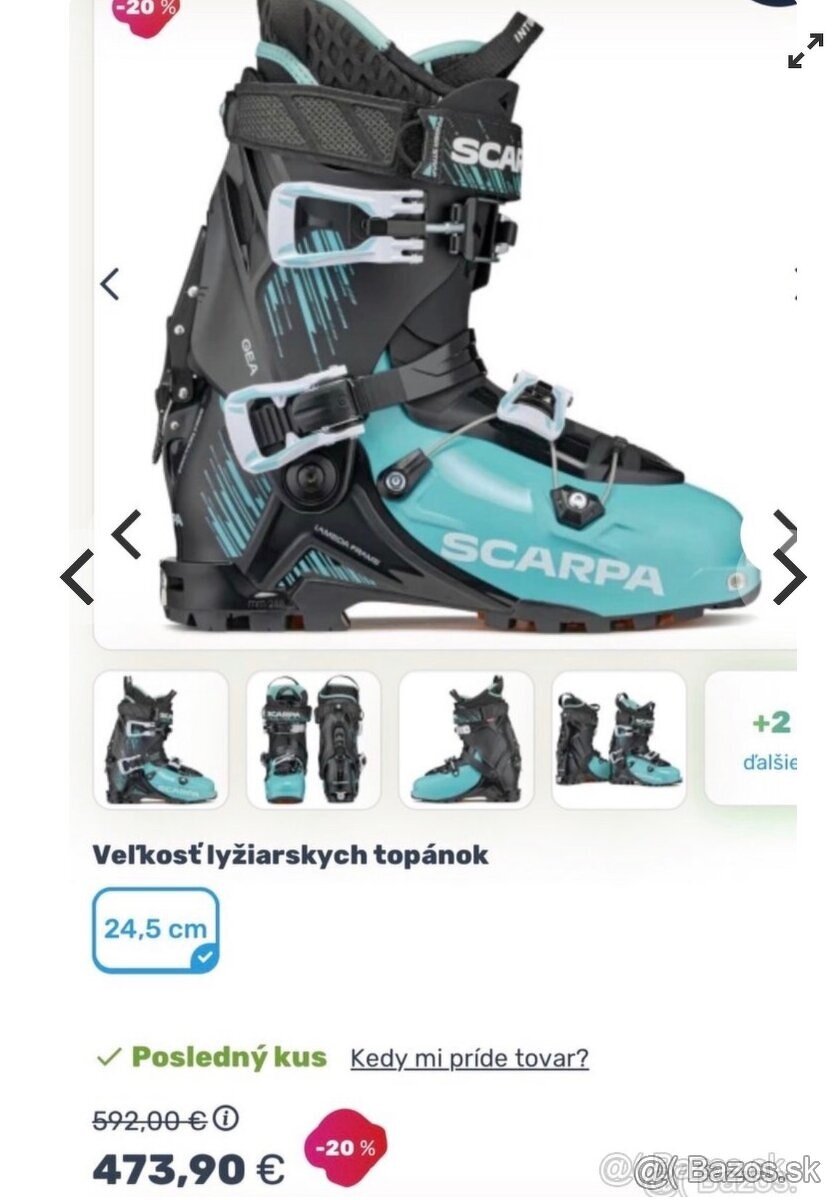 Skialp lyziarky Scarpa - 4