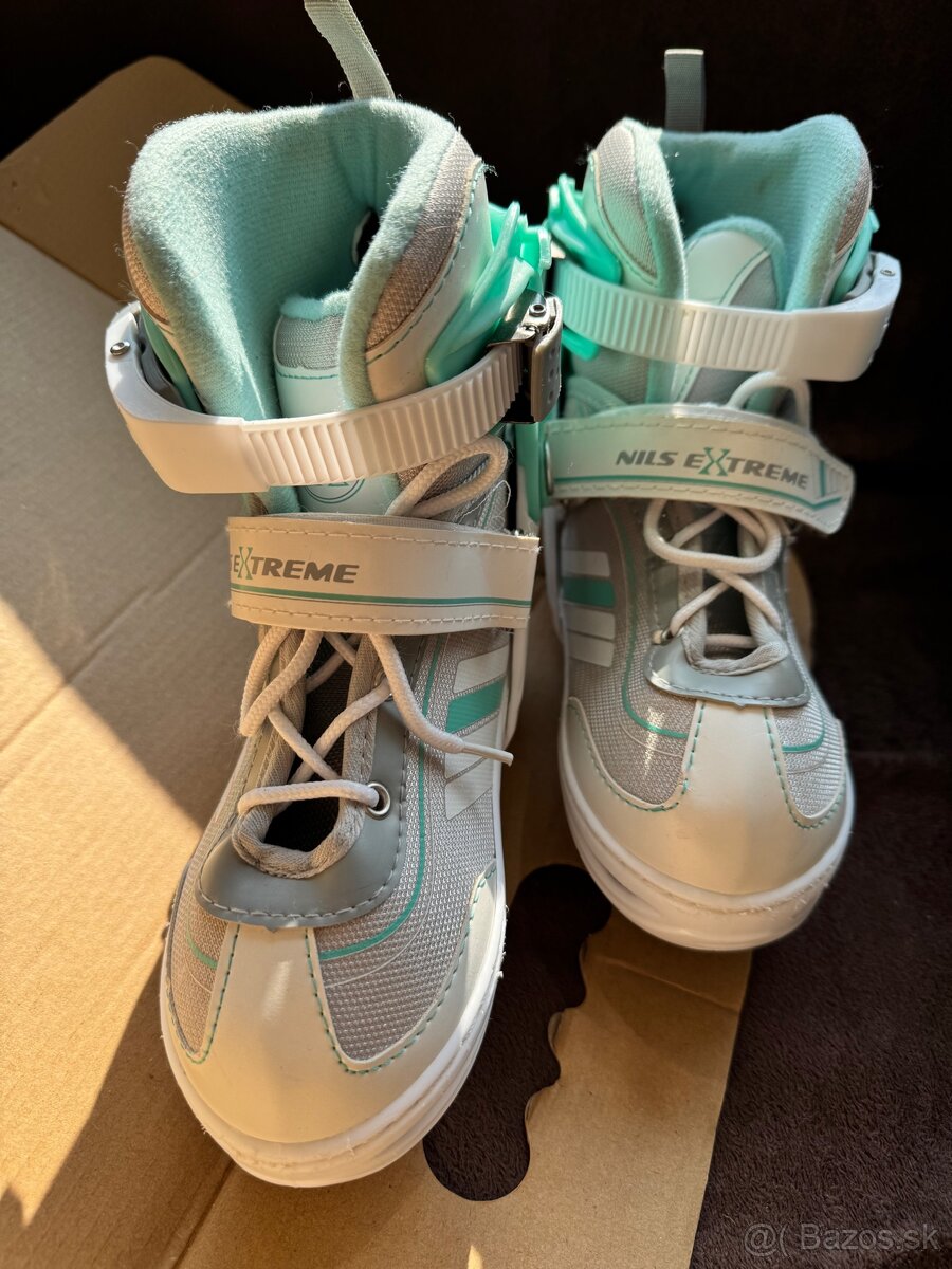 Detské vymeniteľné korčule,veľkosť 34-38 - 4