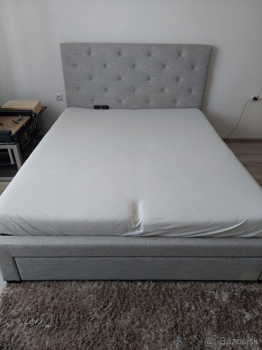 Manželská posteľ 160/200 + madrace - 4