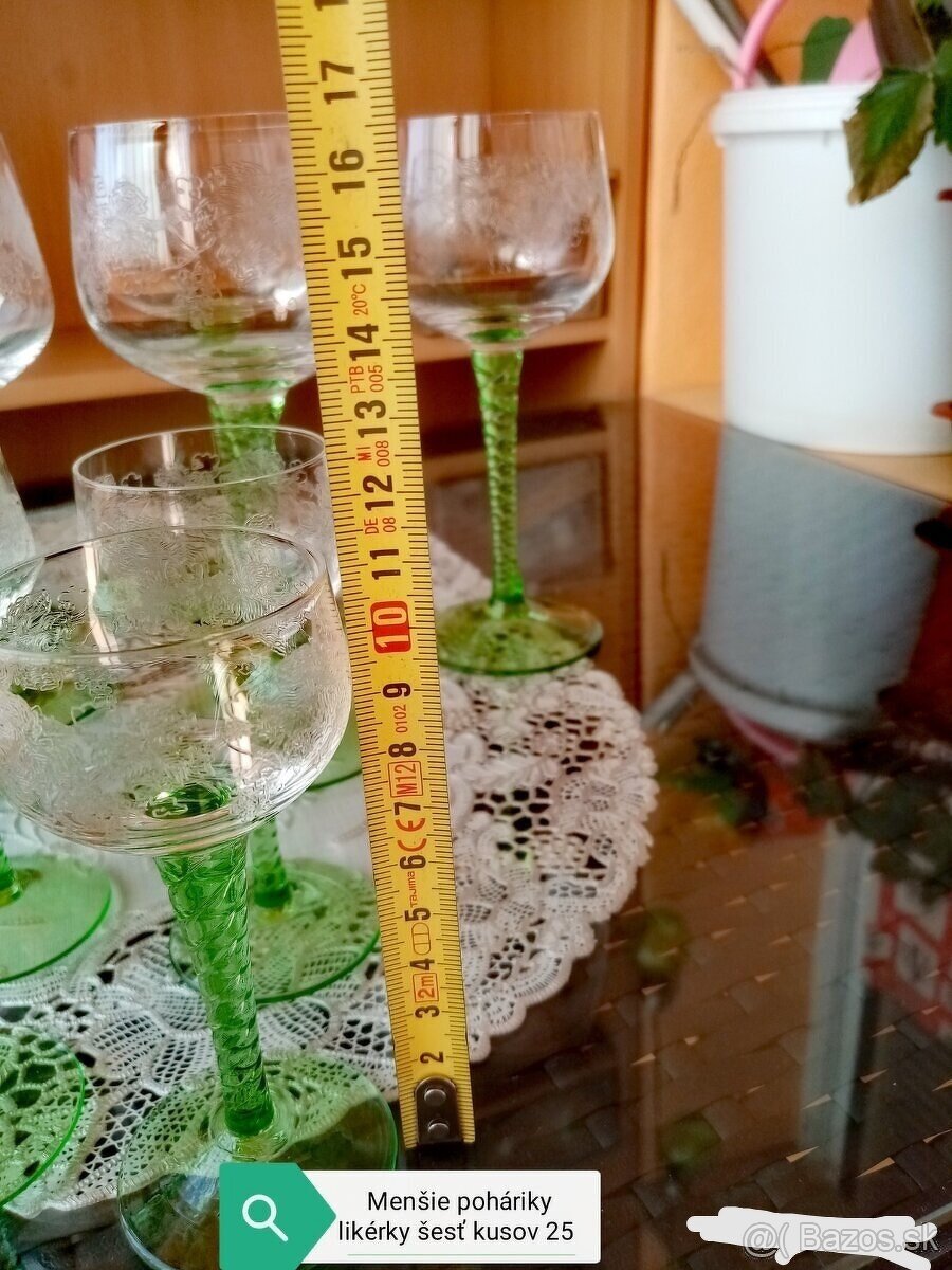 Retro poháre vinič - 4