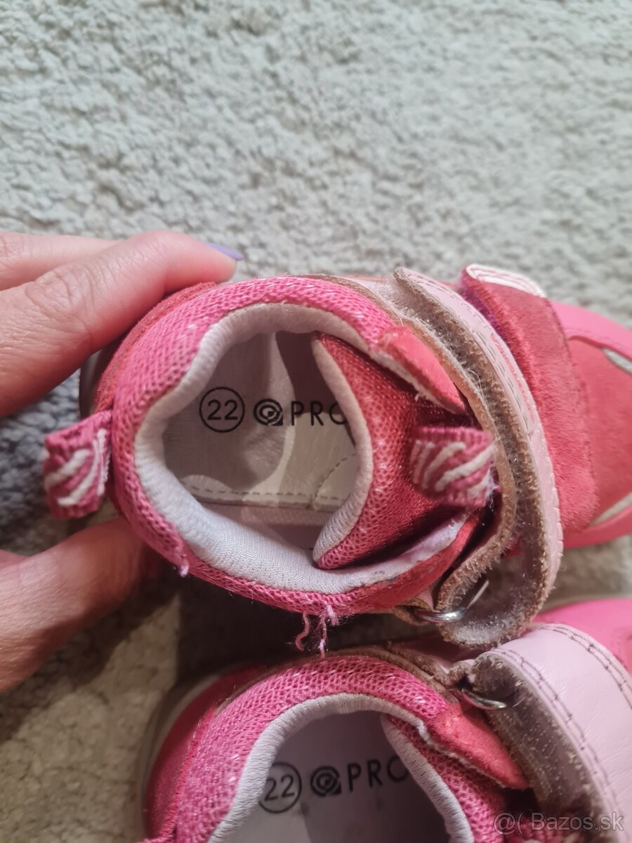 Dievčenské poltopánky/tenisky - 4