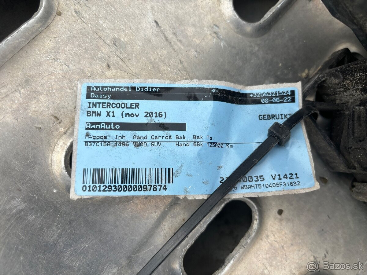 Predám intercooler BMW 7617598 - 4