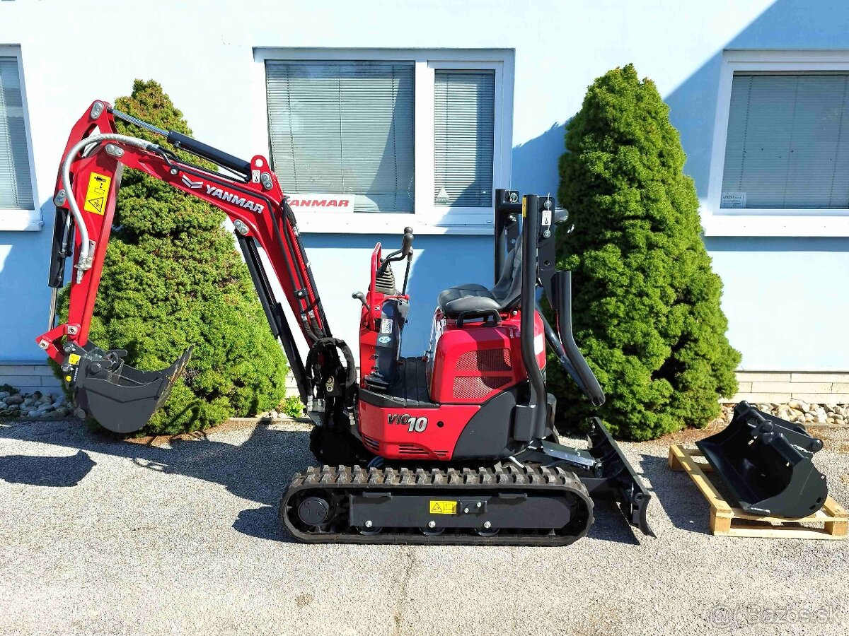 japonske minirypadlo Yanmar ViO10 minibager RV2022 Mth 460 - 4