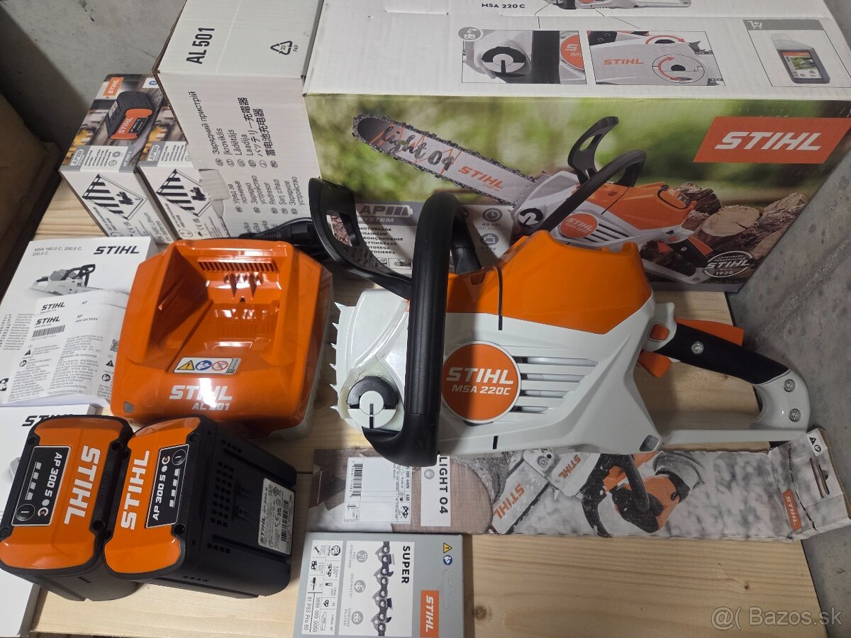 Stihl msa 220c-bq aku pila set zaruka dva roky - 4
