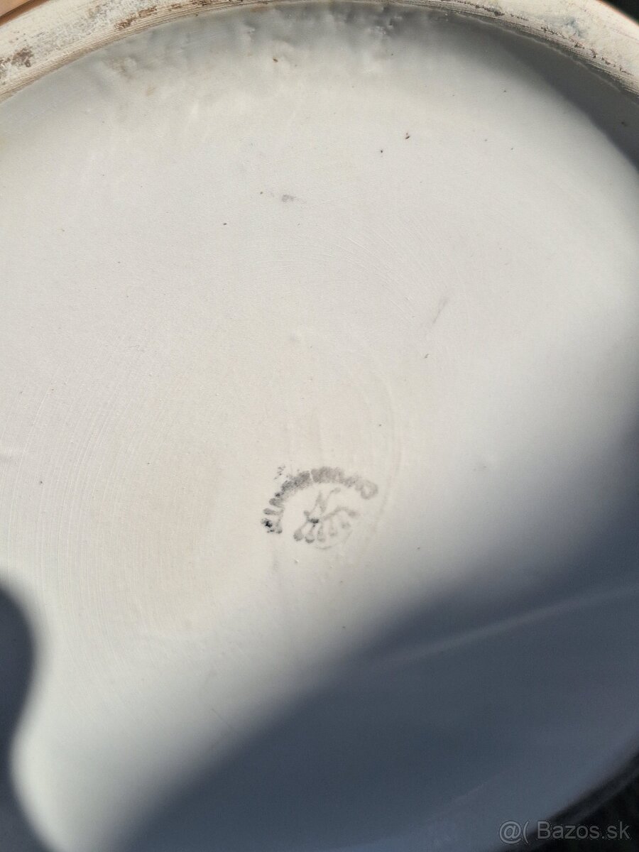 Velky starozitni porcelanovy cajnik - 4
