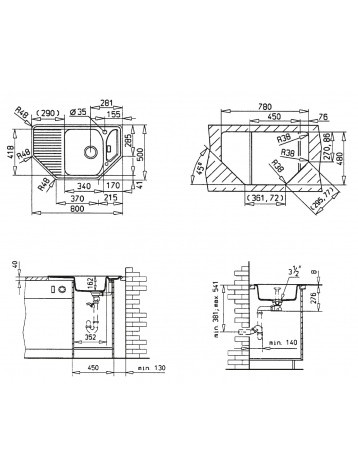 Predám Kuchynský drez TEKA TEXINA 45 E-TG - 4