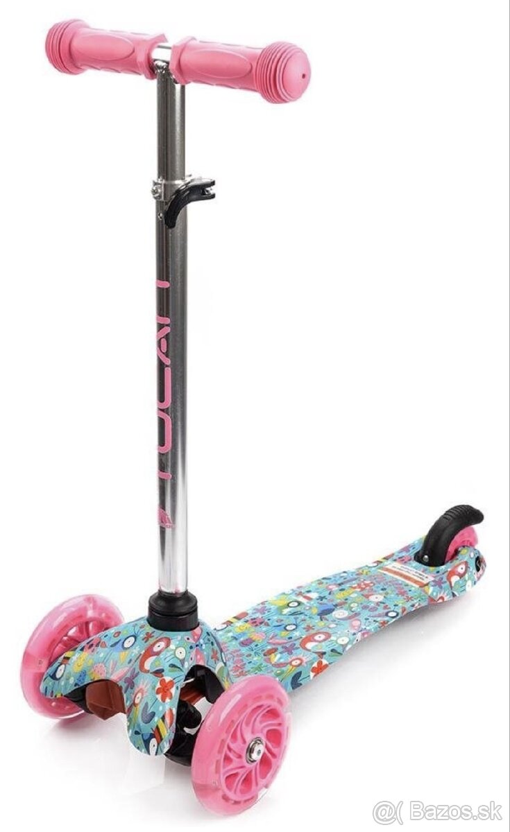 Predám detskú kolobežku Meteor Tukan LED - 4