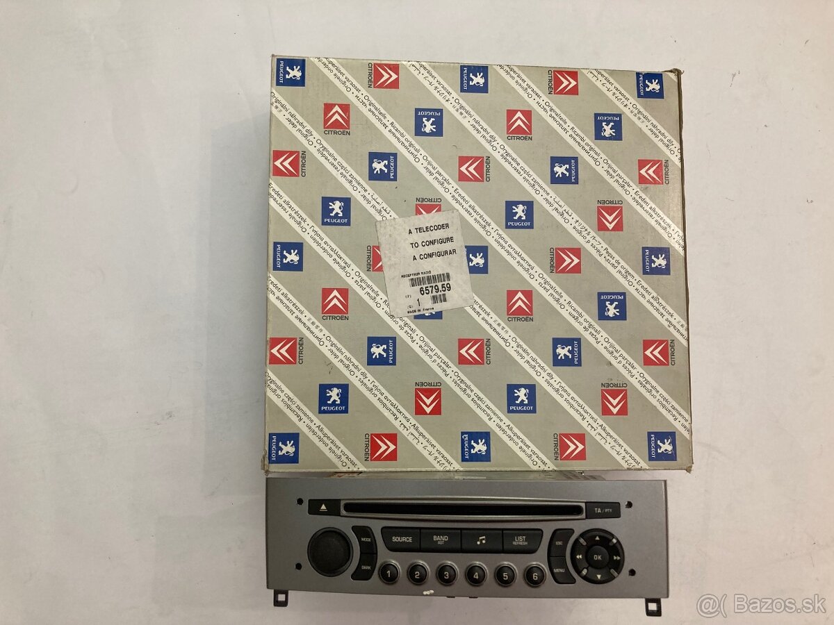 Autorádio CD prehrávač, Peugeot 308, obj.c. 6579 59 - 4