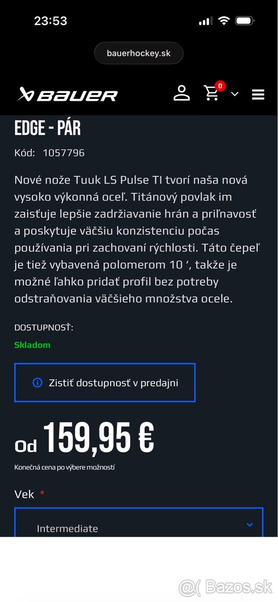 Noze Bauer LS Pulse TI - 4