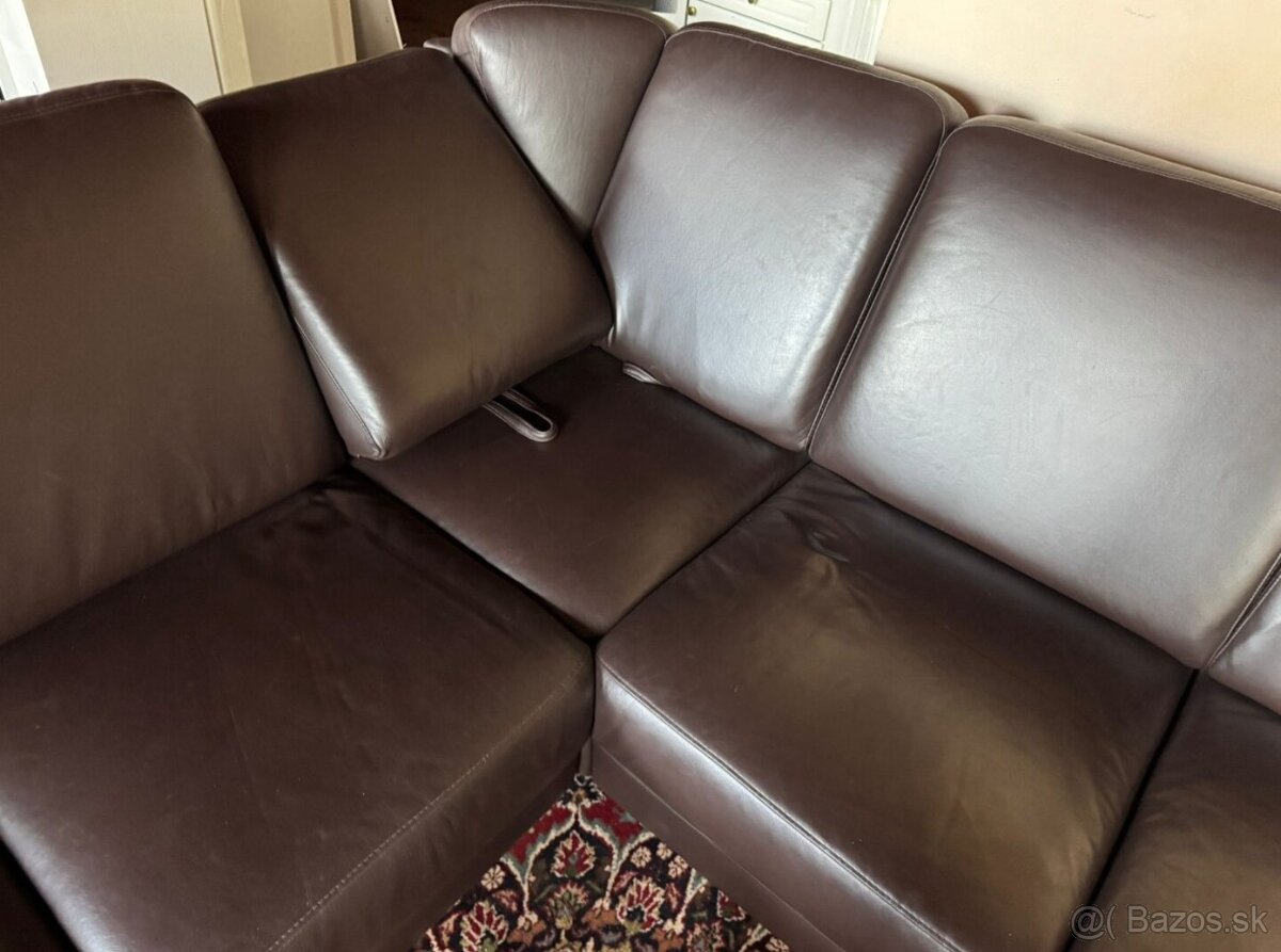 Moderní kožená sedačka do Účka, 4976 - 4