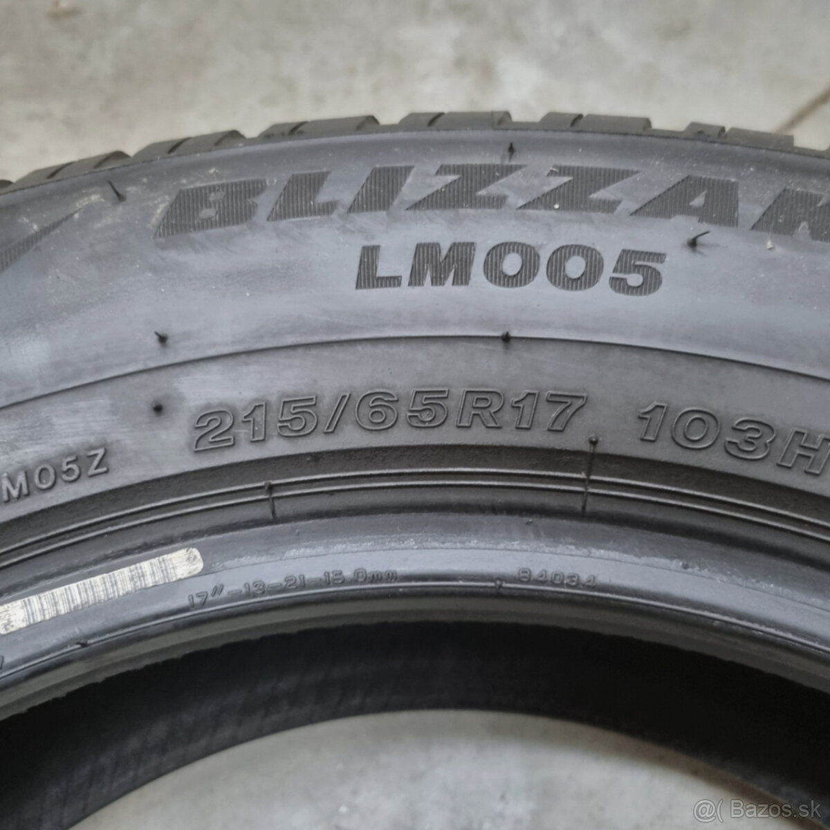 Zimné pneumatiky 215/65 R17 BRIDGESTONE - 4
