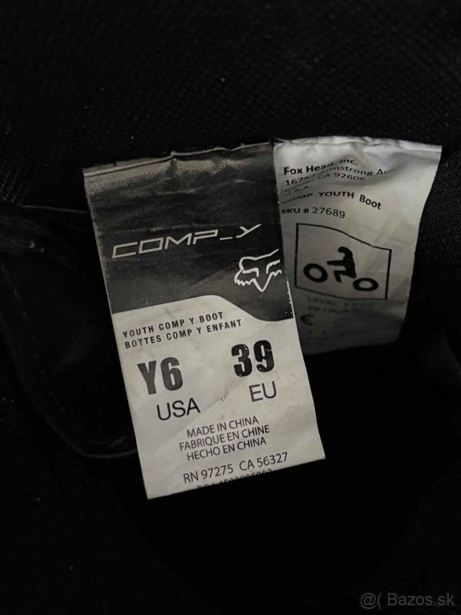 Motokrosové čižmy FOX - 4