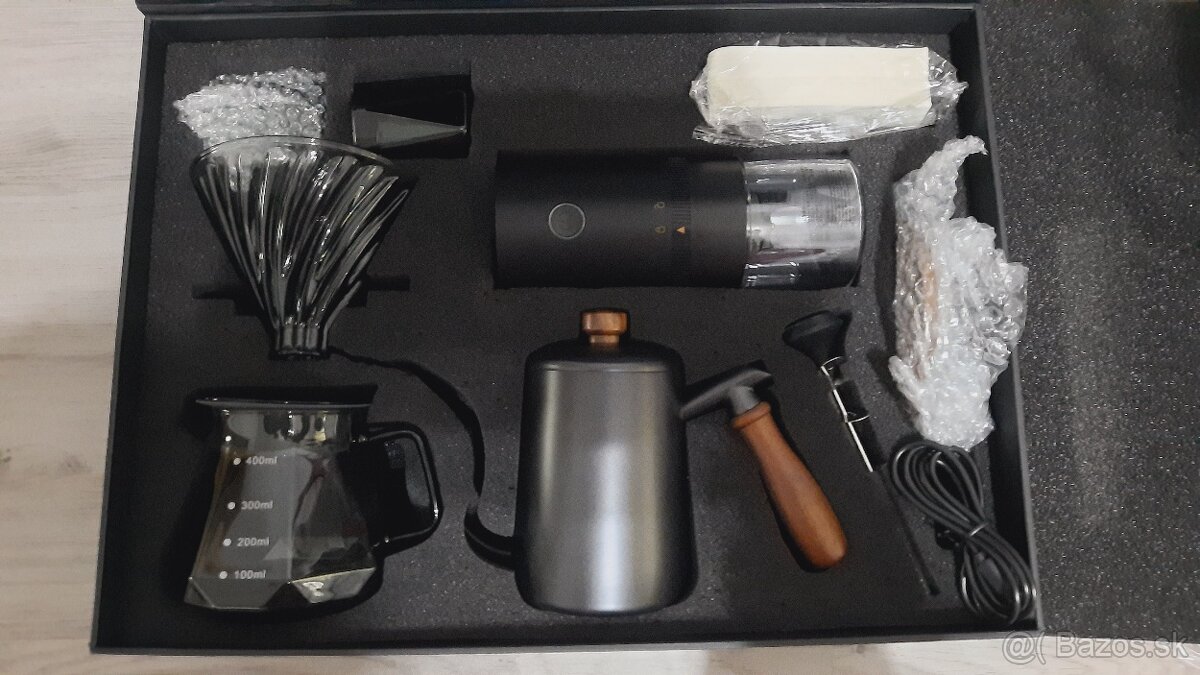 10 dielny set na prípravu kávy zabalený v kufríku - 4