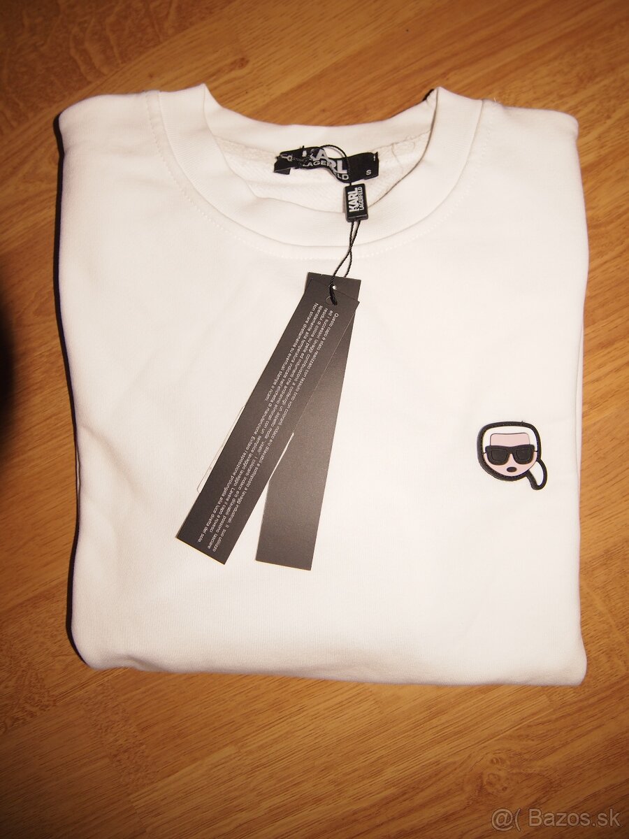 Karl Lagerfeld dámska biela mikina - 4