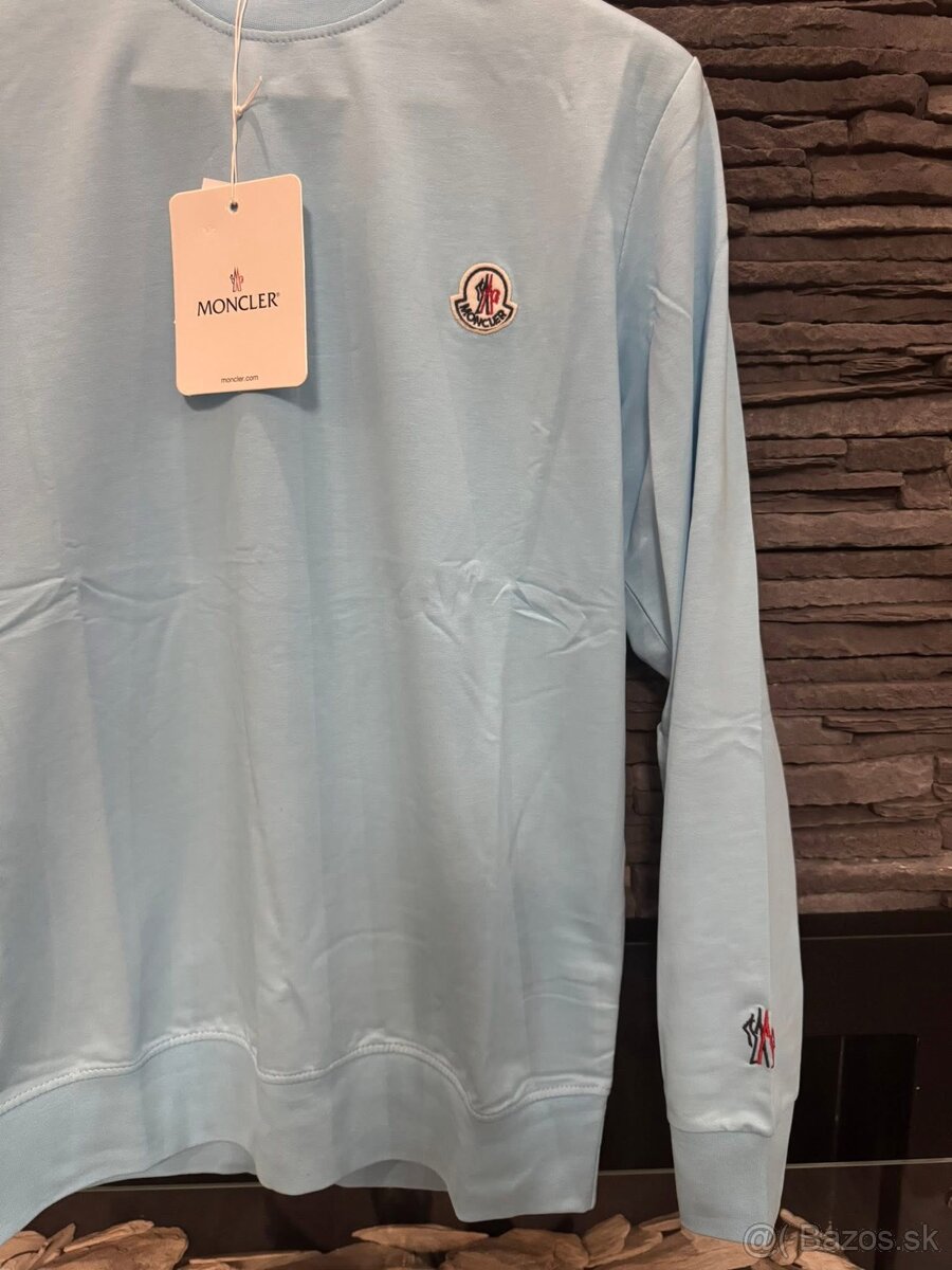 Moncler mikina modrá - 4