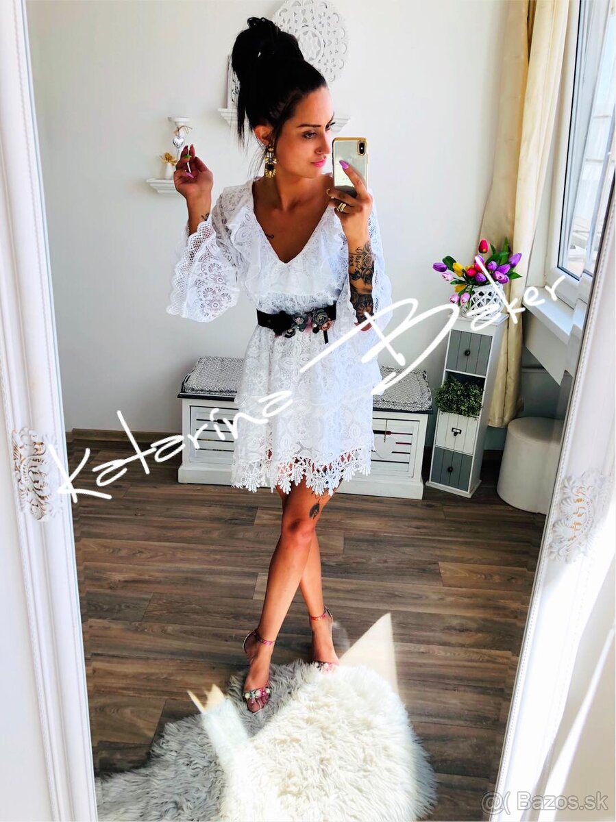 Nádherné čipkované šaty - 4