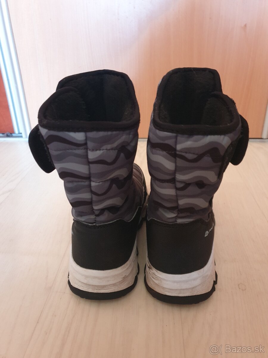 Detské zateplené čižmy/snehule Alpine Pro č. 35 - 4