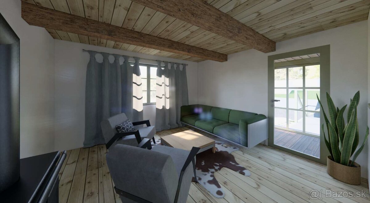 EXKLUZÍVNE Chalupa s projektom na rekonštrukciu, Horná M - 4