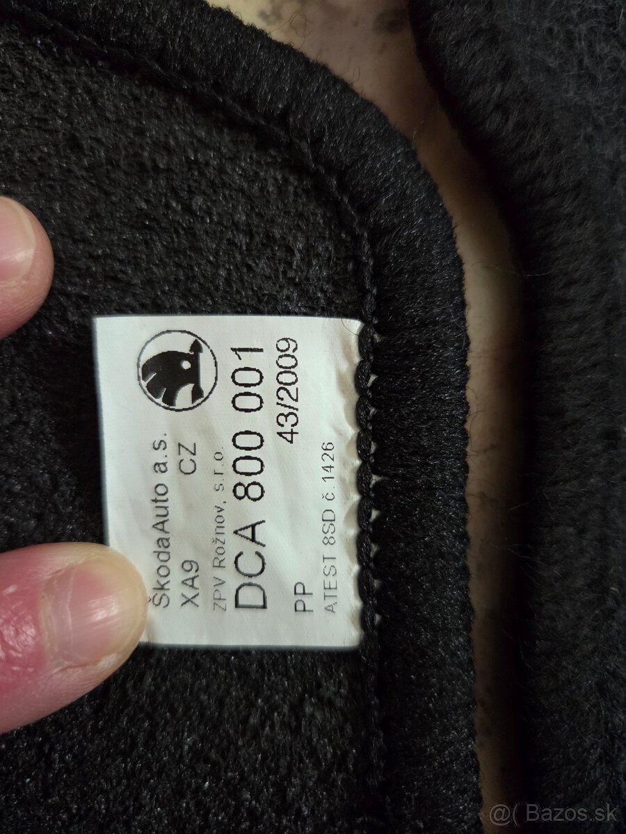 Originál koberce Škoda SUPERB 2 - 4