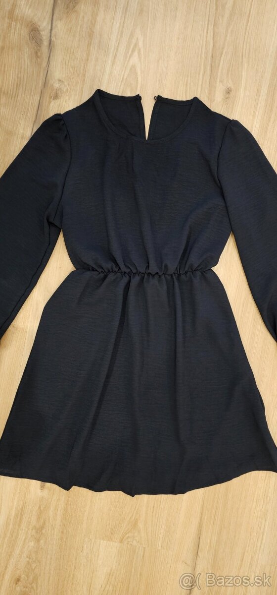 Čierne šaty nové S - 4