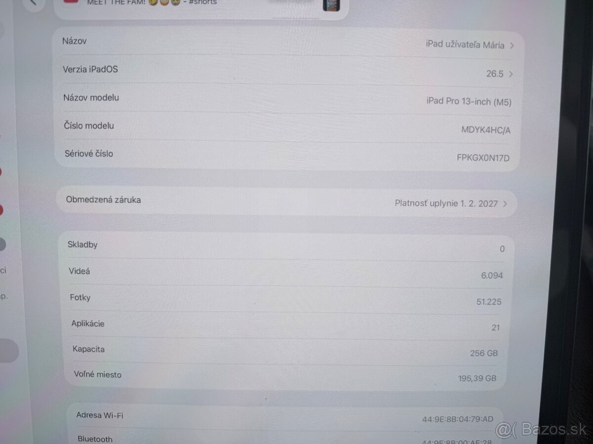 Predam iPad pro 13" 256gb - 4