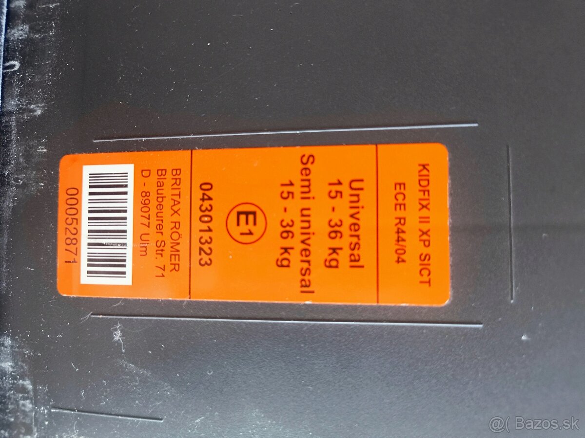 Predám sedačku Britax Römer - 4