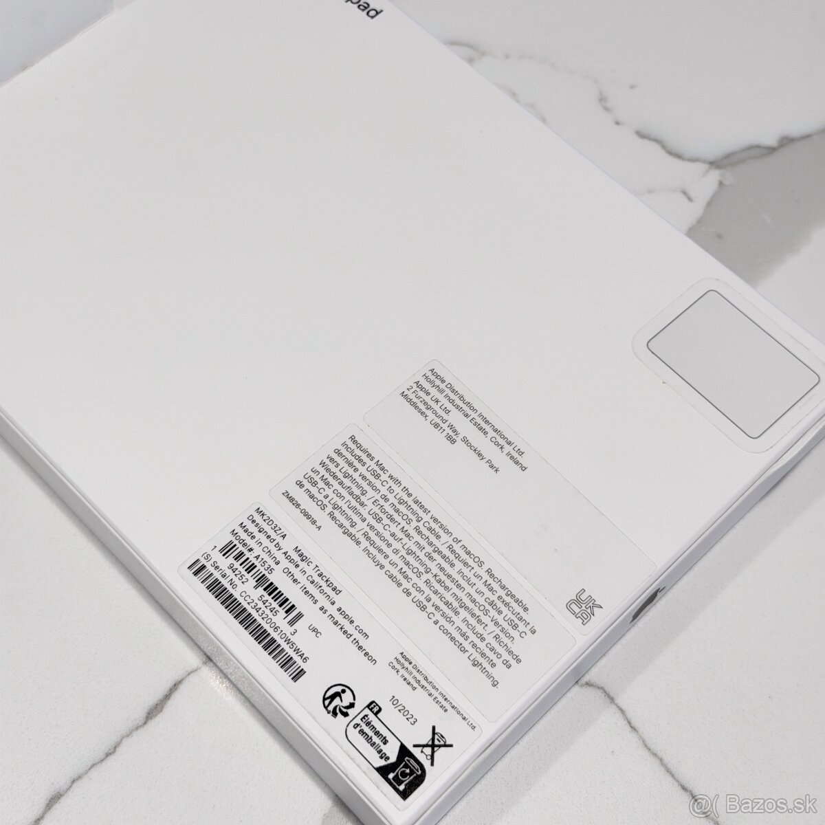 Apple Magic Trackpad – Biely (Lightning) - 4