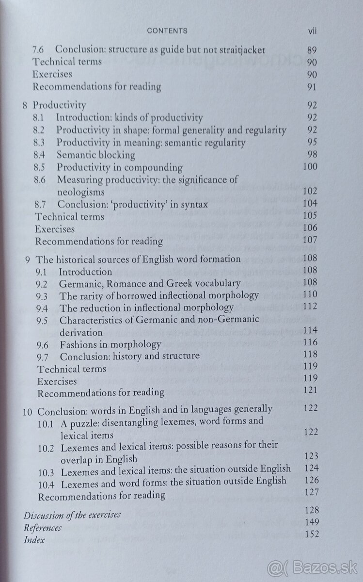 Predám knihu An Introduction to English Morphology - 4