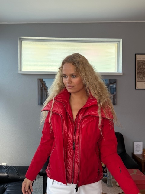 Lyžiarska budna SPYDER červená S - 4