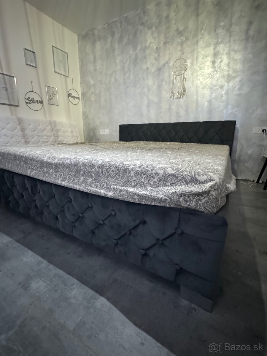 Manželská postel 180x200 s matracmi - 4