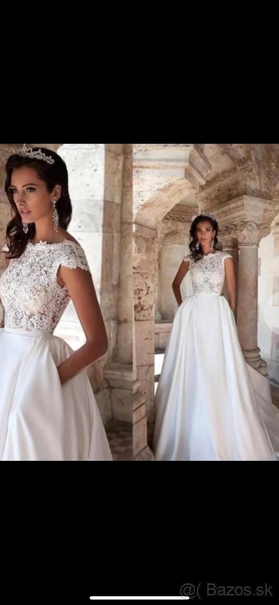 Predám svadobné šaty, 4 druhy, veľkosť Xs-S - 4