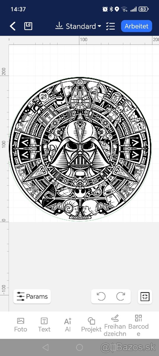 Predám star war garvirovaný obraz - 4