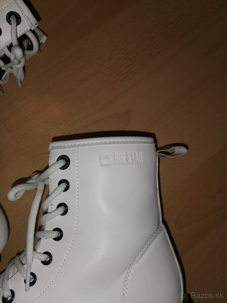 Damske biele čižmy Big Star - 4