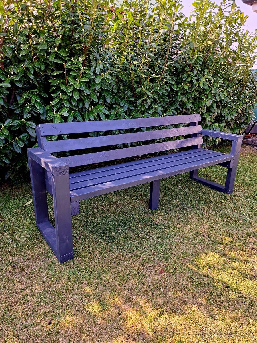 Velká záhradná lavička - 4