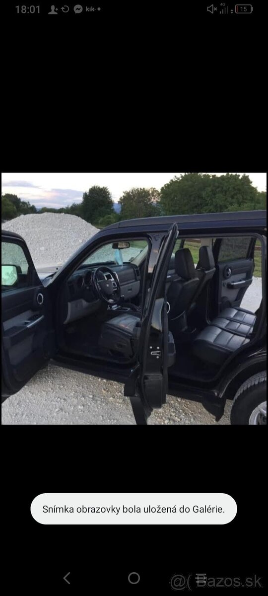 Predám Dodge Nitro 3.7benzin-plyn - 4