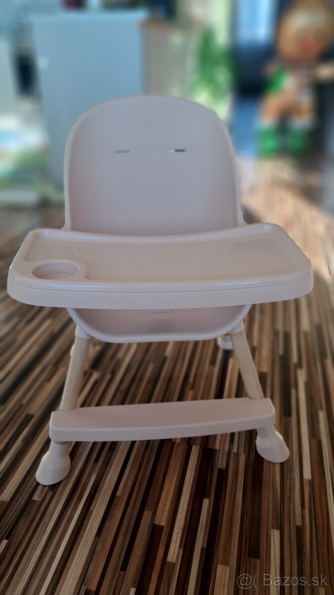 detská jedálenská stolicka ružová - 4