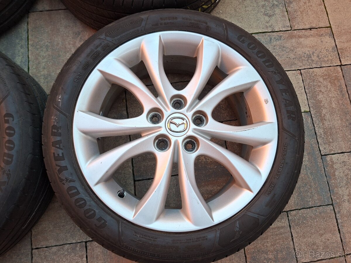Predám hlinikové disky org.Mazda 3--R17 - 4