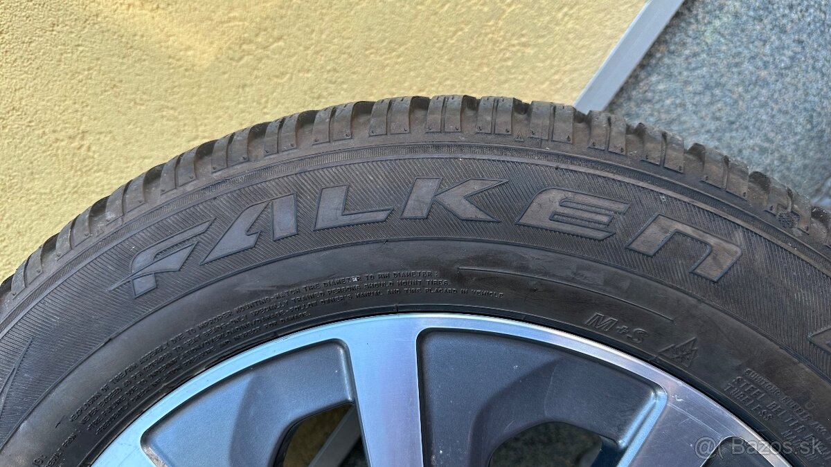 Predam na mercedes E originálnu zimnú sadu kolies 245/55R17 - 4