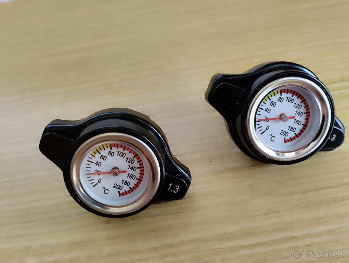 Vysokotlaková zátka chladiča s teplomerom - 4