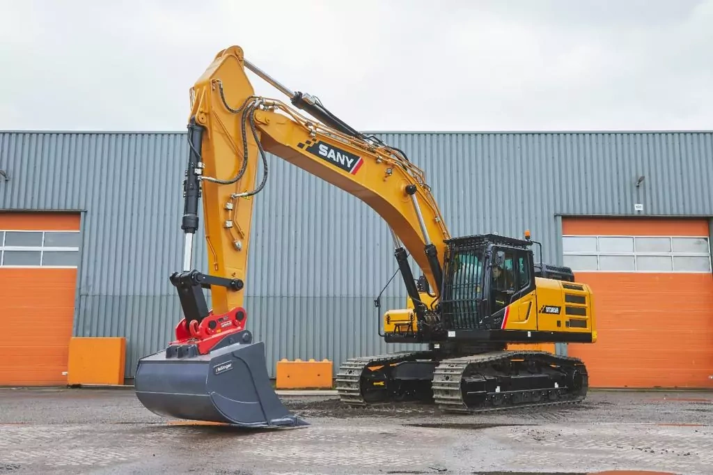 Predám ťažký pásový bager / rýpadlo SANY SY365H - 4