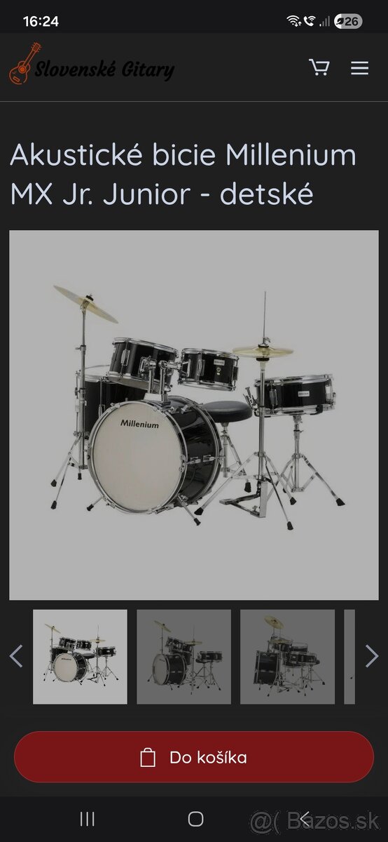 Akustické detské bicie Millenium - 4