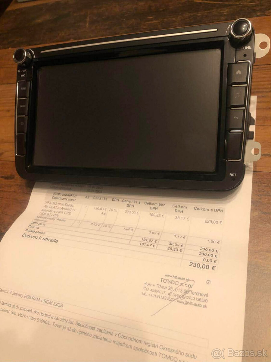 Android autorádio 2DIN – GPS, WiFi, USB, Bluetooth - 4