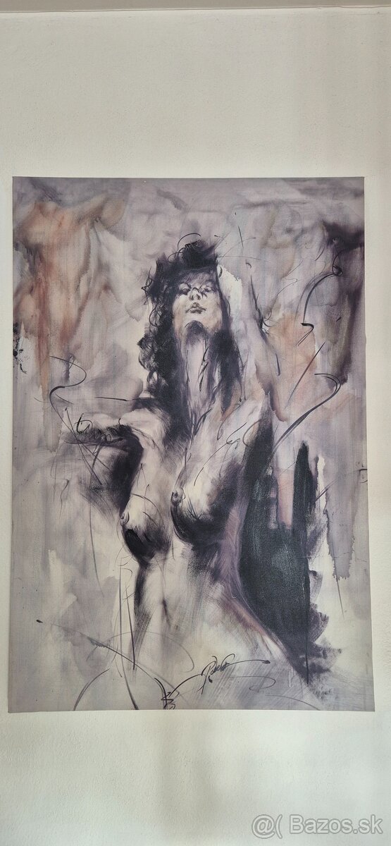 Obraz na plátne žena, akt 90x60 cm - 4