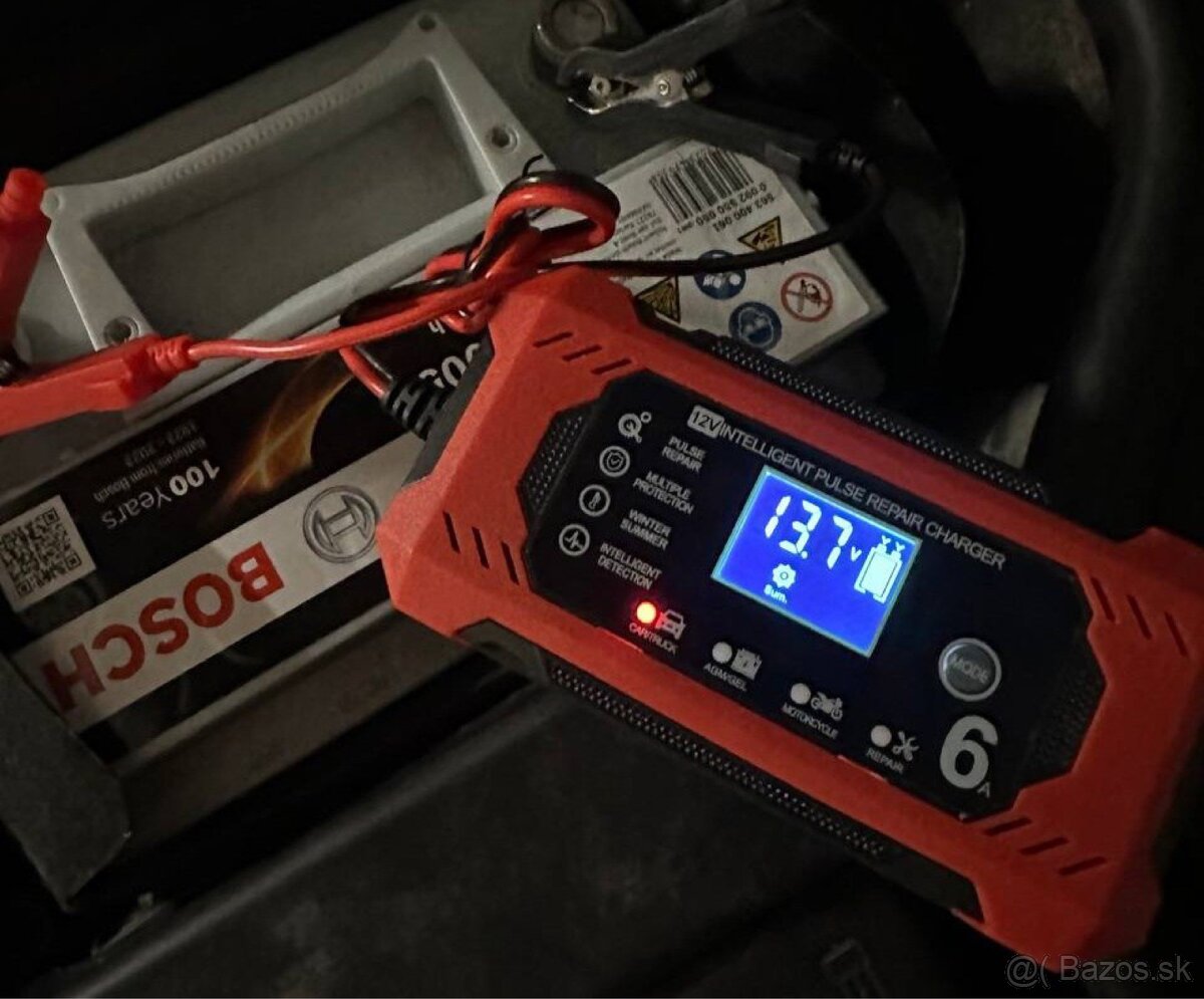 Nabíjačka na autobatérie 6A 12V (nová) - 4