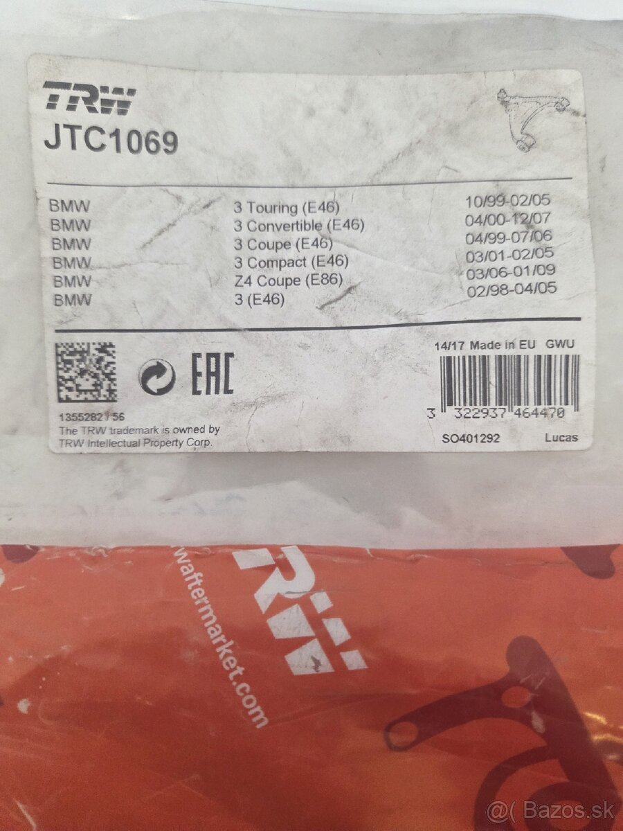 TRW rameno predne BMW 3 E46 - 4