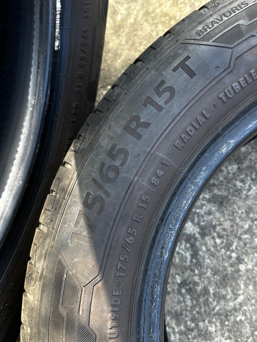 2xLETNÉ 175/65 R15 BARUM BRAVURIS 5 - 4