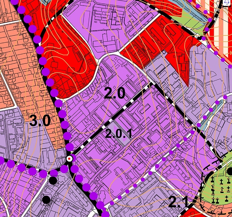 Pozemok pre bytovú výstavbu v centre Bánoviec n/B - 4
