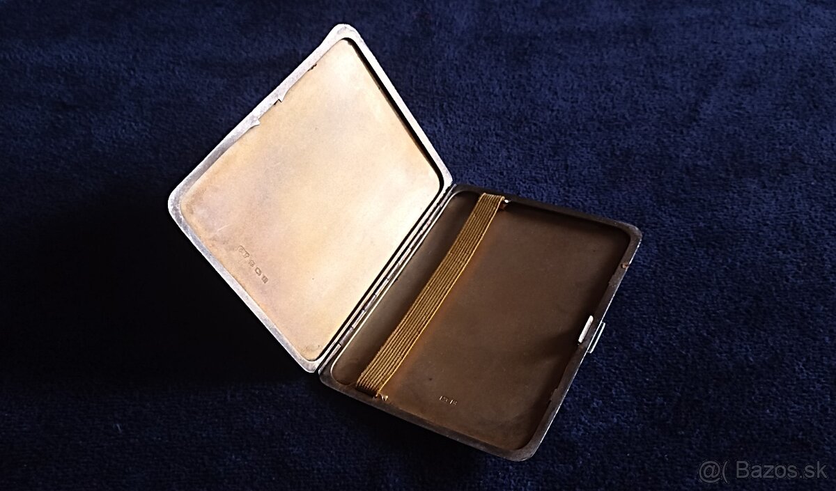Investičné striebro – tabatierka- Británia-rok 1941- 142,5g - 4