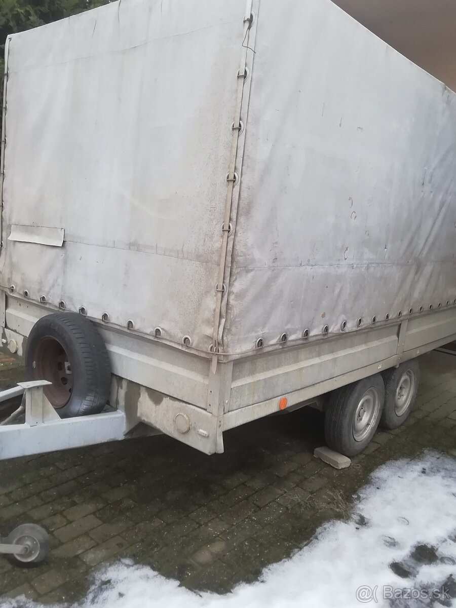 Předám brzdeny plachtovy přívěsný vozik - 4