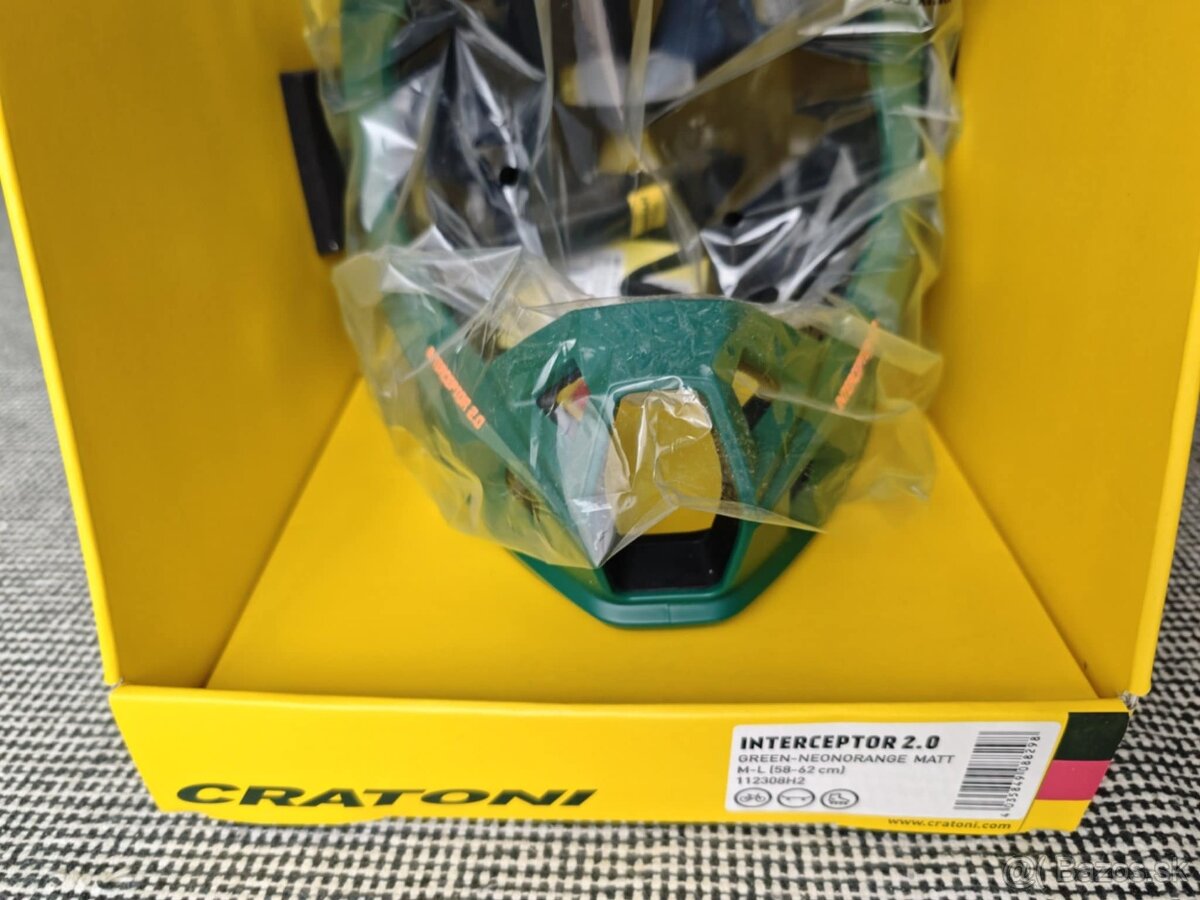 CRATONI INTERCEPTOR 2.0 fullface prilba integrála, nová - 4
